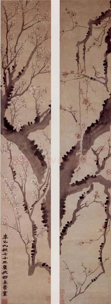 1761年 金农《梅花图》书画作品
