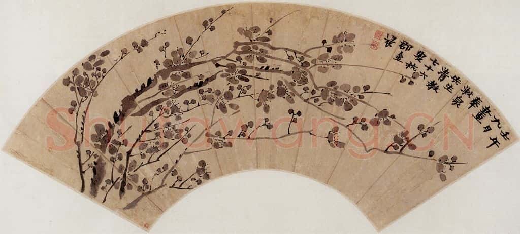 1762年 金农《梅花》书画作品