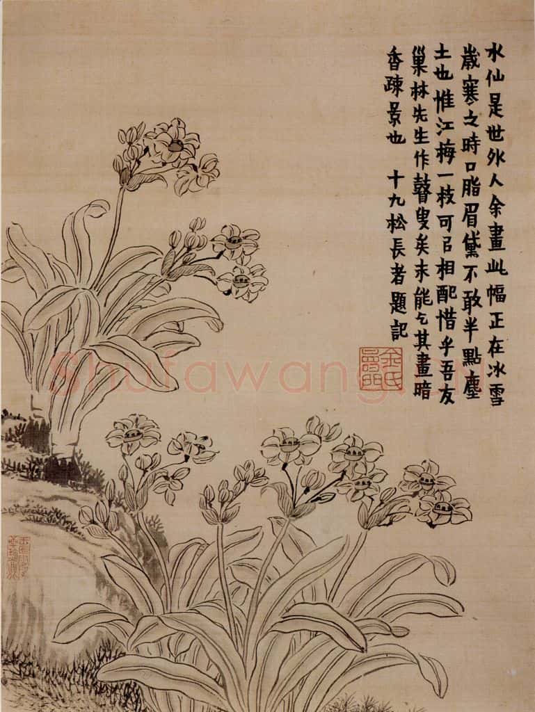 年代不详 金农《花卉册》书画作品