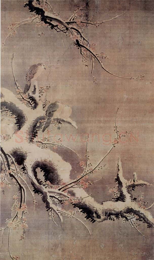 明 吕纪 花鸟图 书画作品