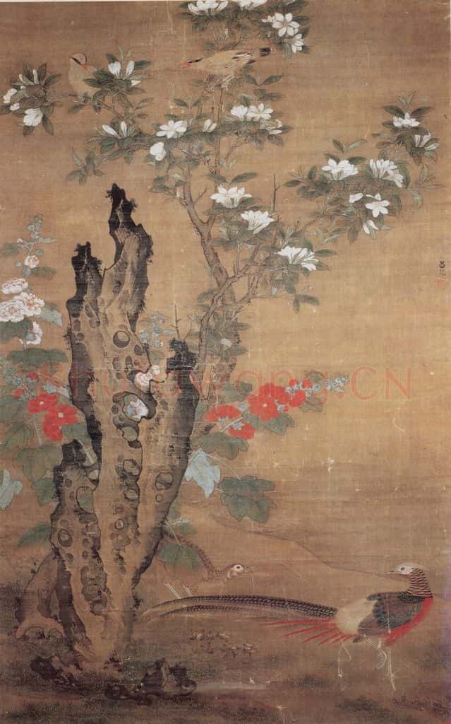 明 吕纪 花鸟图 书画作品