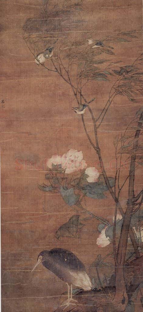 明 吕纪 花鸟图 书画作品