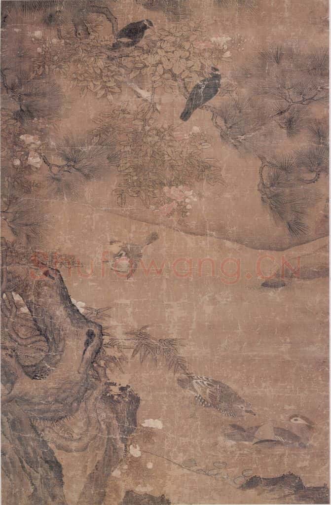 明 吕纪 花鸟图 书画作品