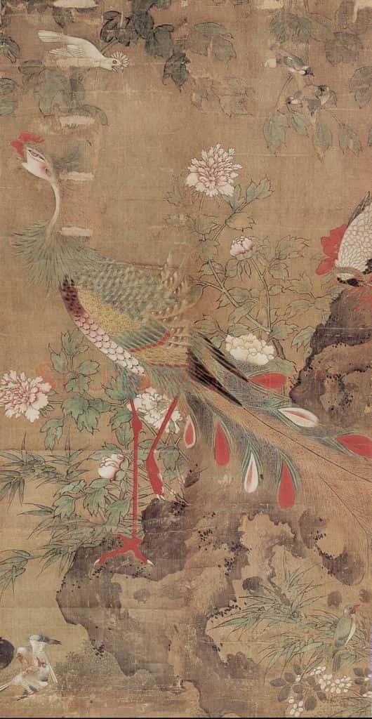 明 吕纪 花鸟屏 书画作品