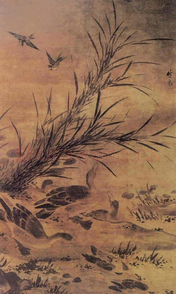 明 林良 雁雀图 书画作品