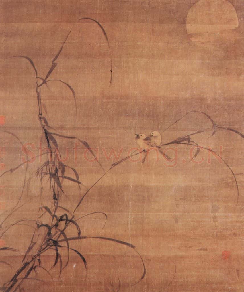 明 林良 芦雀图 书画作品