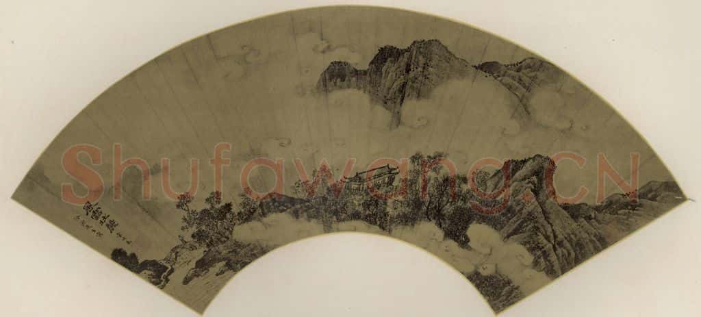 明 宋旭《风云壮丽》书画作品
