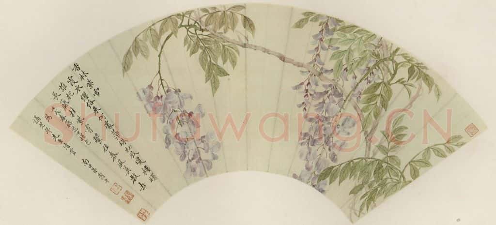 清 恽寿平《香林紫雪》书画作品