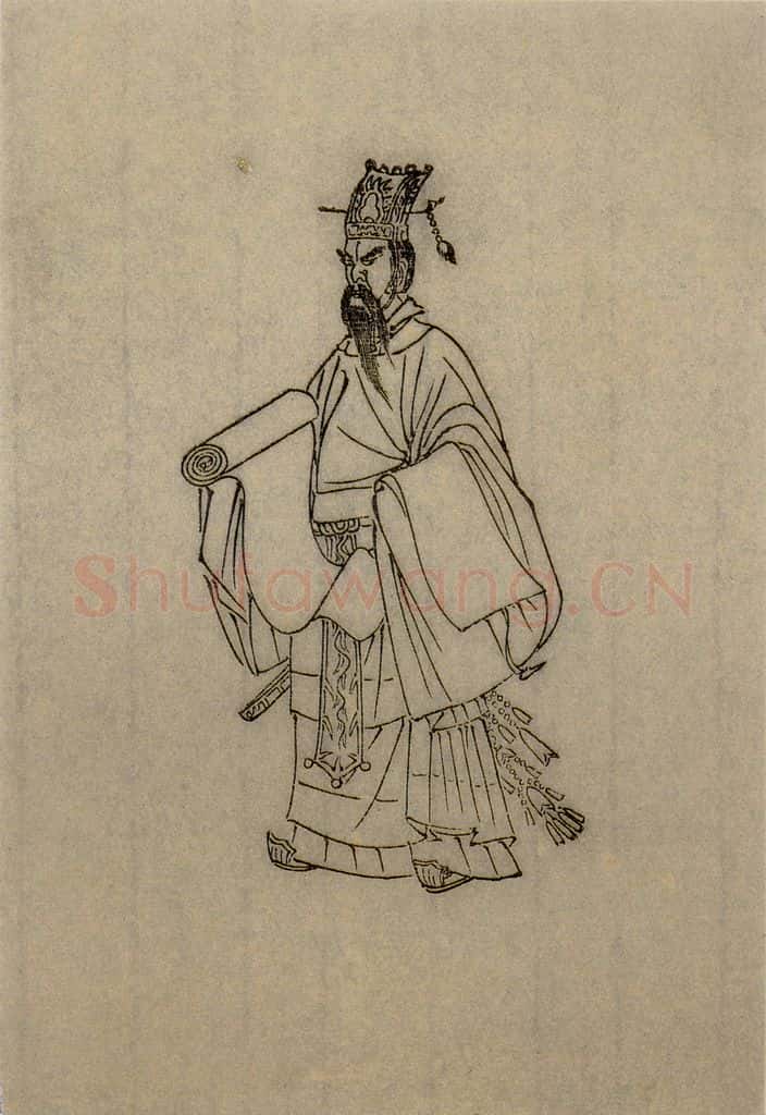 1616年 陈洪绶《九歌图》书画作品
