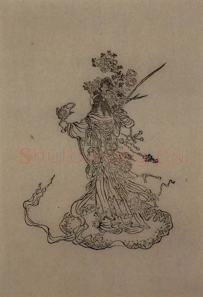 1616年 陈洪绶《九歌图》书画作品