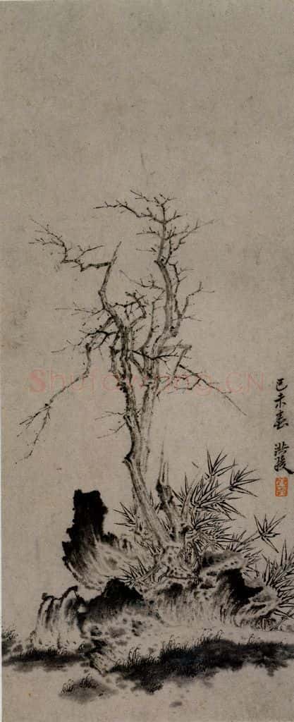 1619年 陈洪绶《早年画册》书画作品