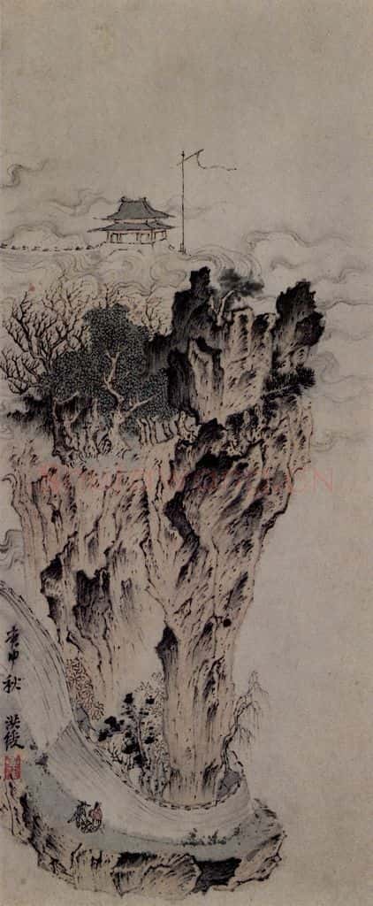 1620年 陈洪绶《早年画册》书画作品
