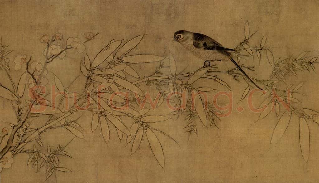 1651 陈洪绶《春风蛱蝶图卷》书画作品