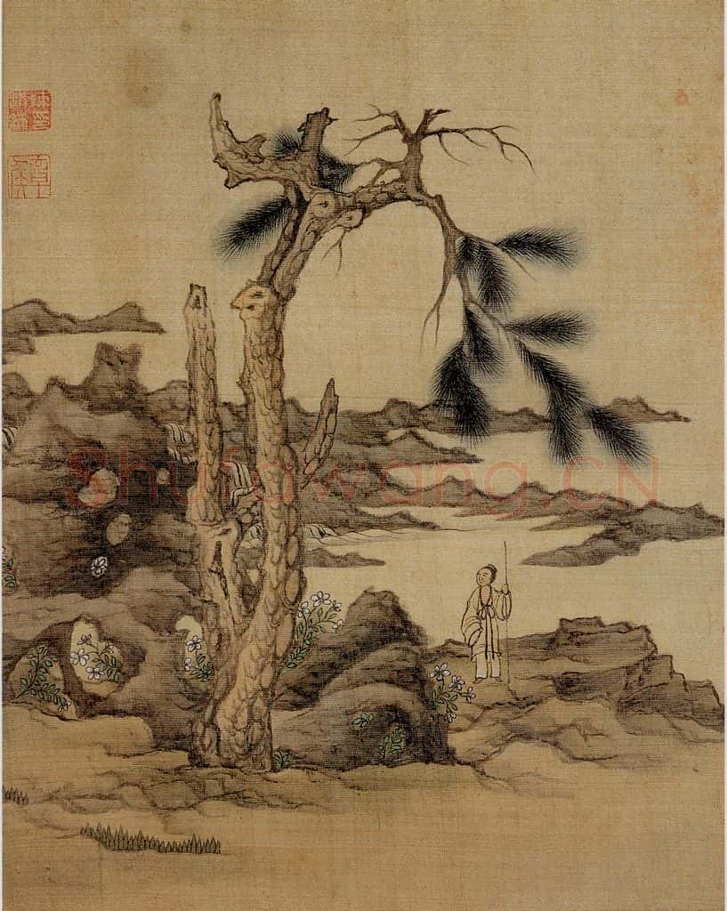 1651 陈洪绶《杂画册》书画作品