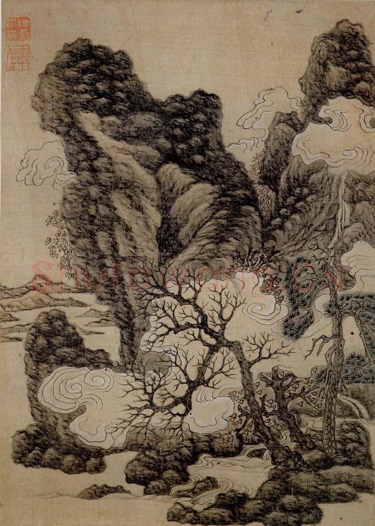 1651 陈洪绶《杂画册》书画作品