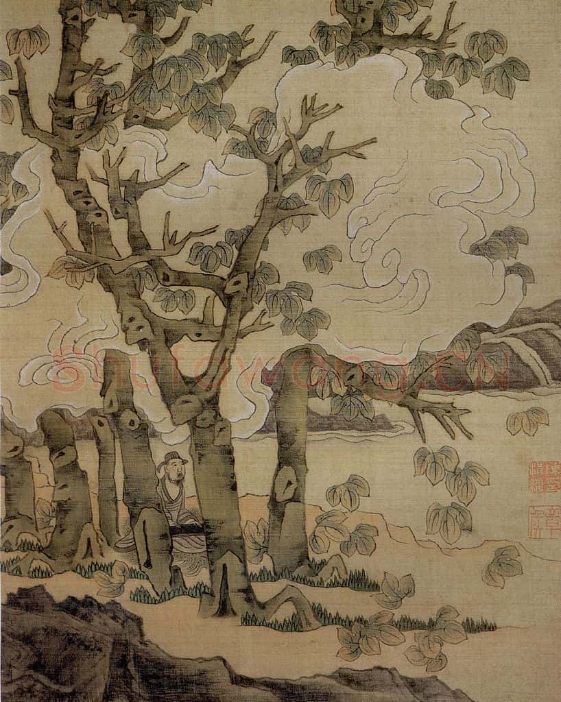 1651 陈洪绶《杂画册》书画作品