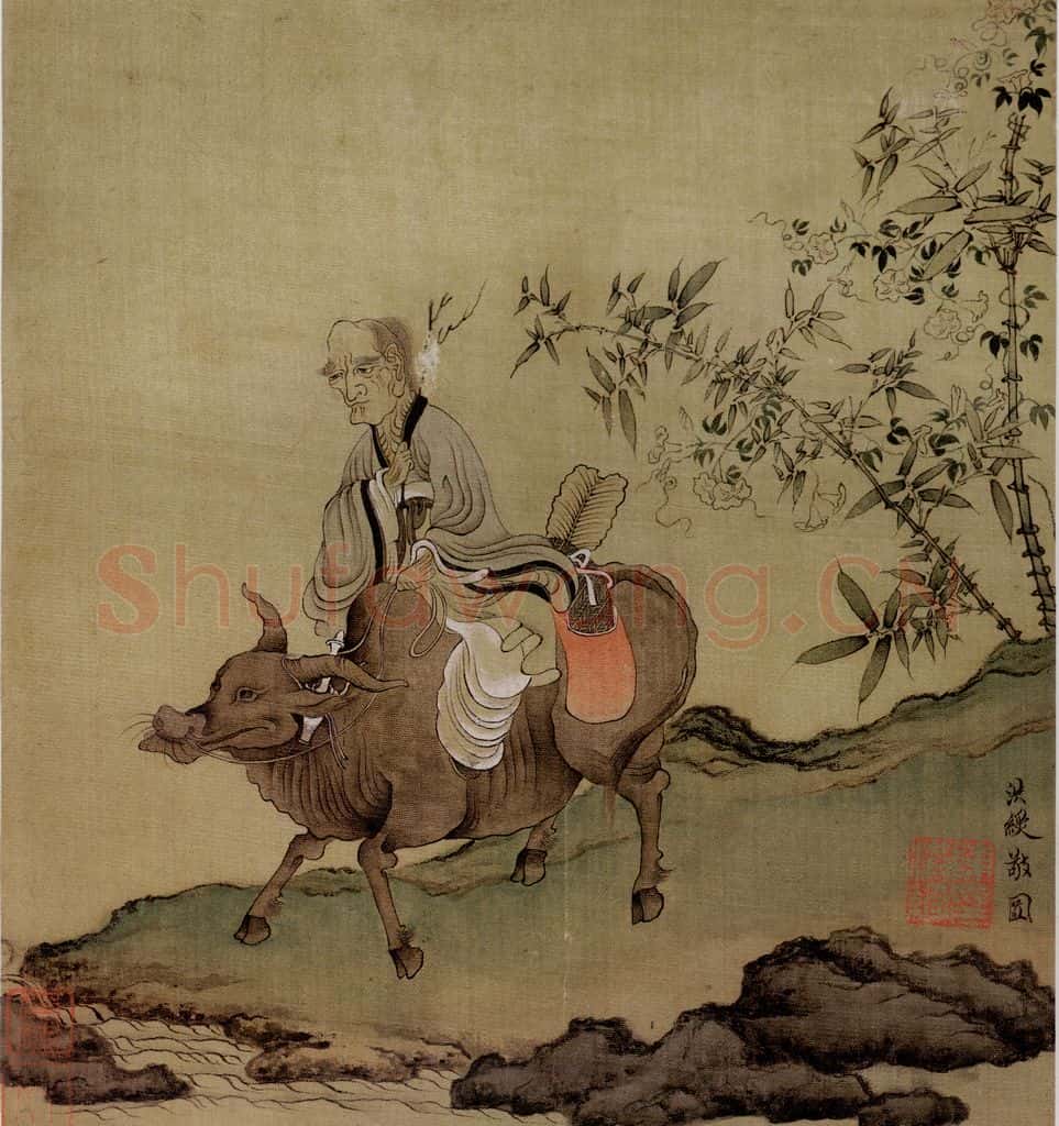 1651 陈洪绶《模古图》书画作品