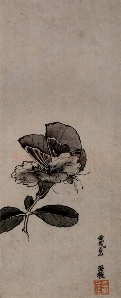 1622年 陈洪绶《早年画册》书画作品