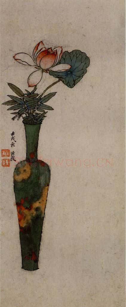 1622年 陈洪绶《早年画册》书画作品