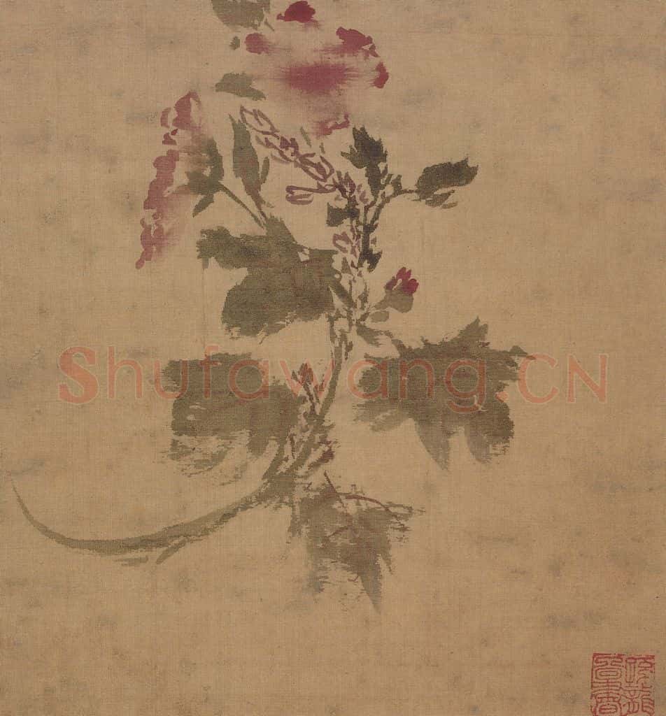 明 孙龙《花鸟草虫册》书画作品