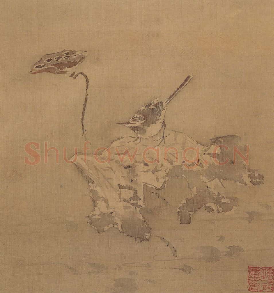 明 孙龙《花鸟草虫册》书画作品