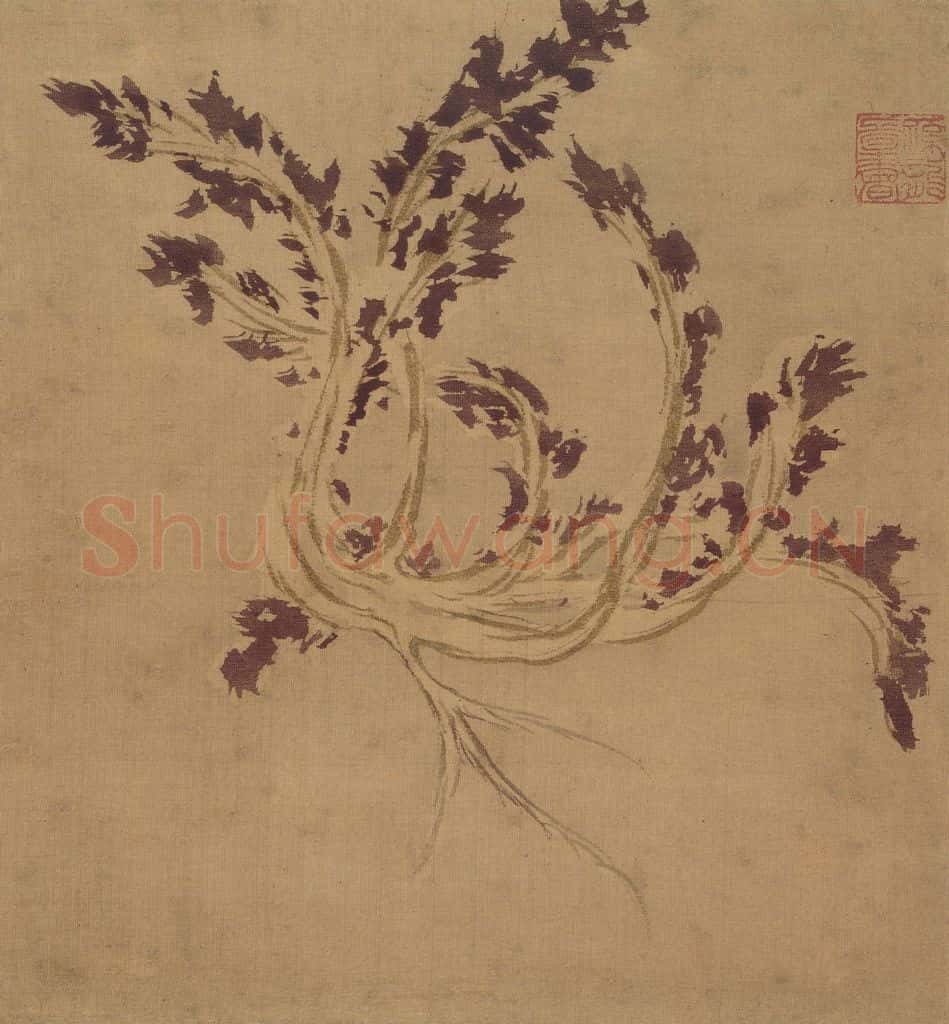 明 孙龙《花鸟草虫册》书画作品