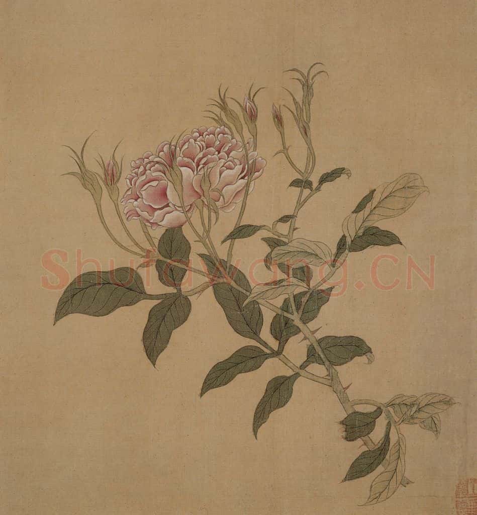 明 王维烈《花卉册》书画作品