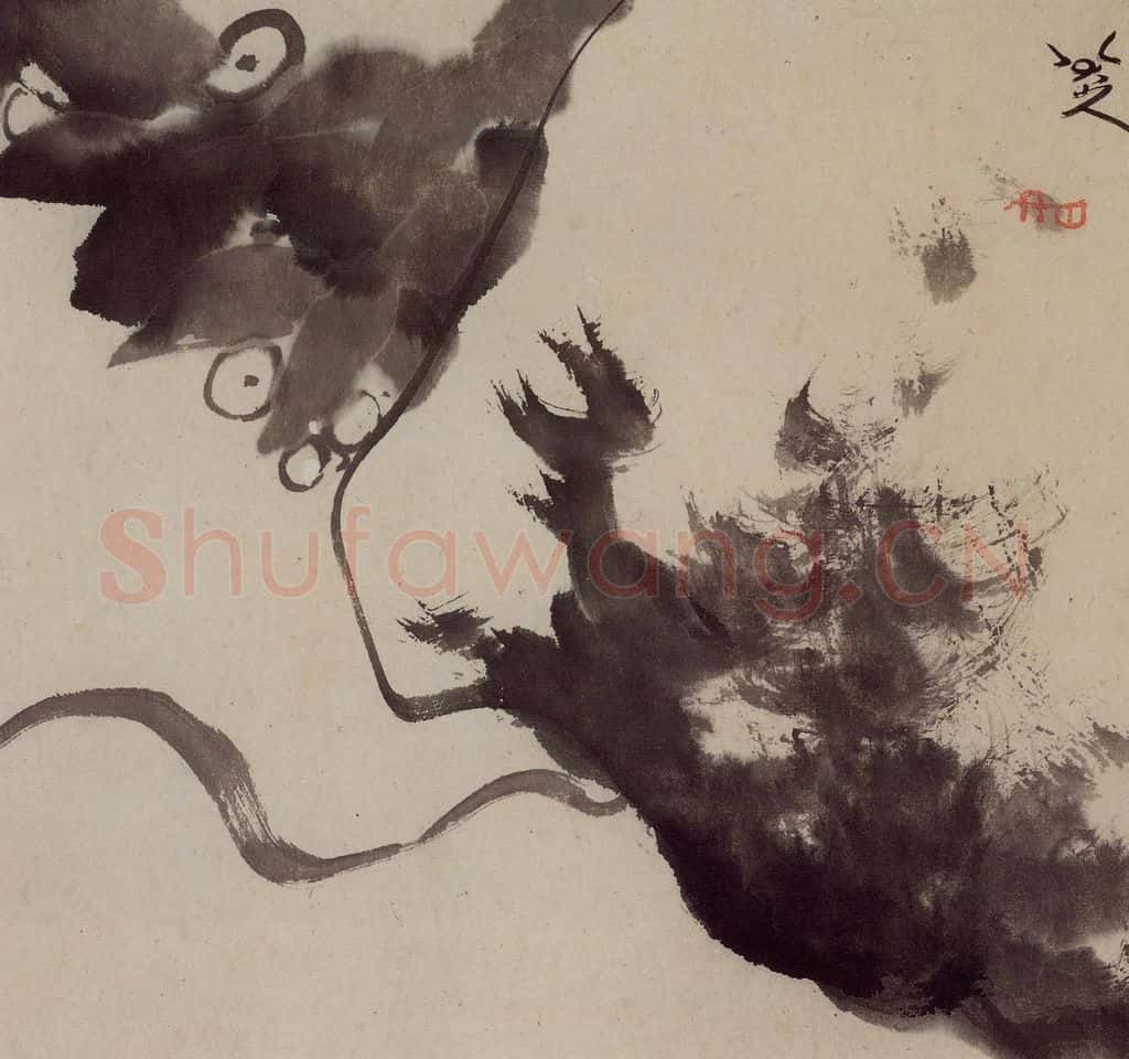 清 朱耷《杂画册》书画作品