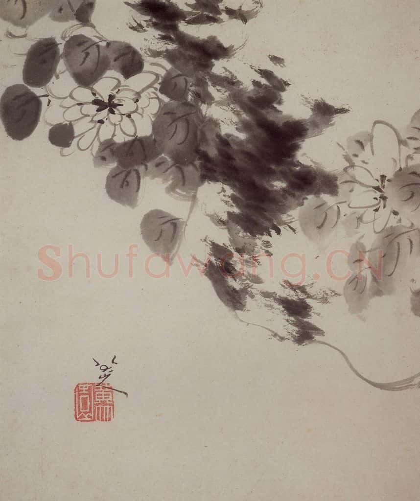 清 朱耷《杂画册》书画作品