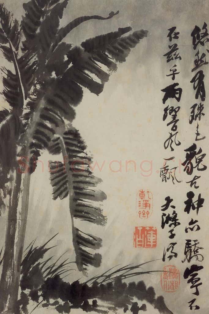 清 石涛《花卉册》书画作品
