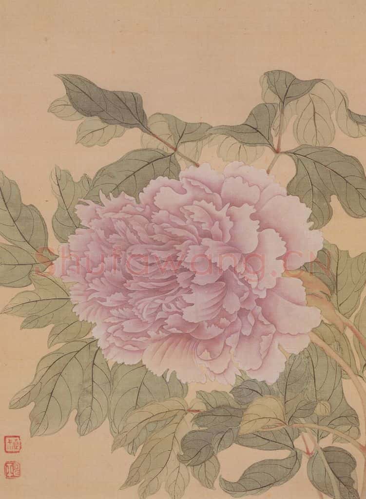 清 恽寿平《花卉册》书画作品