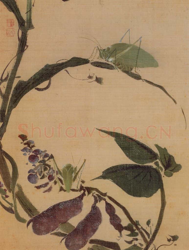 清 袁耀《花卉册》书画作品