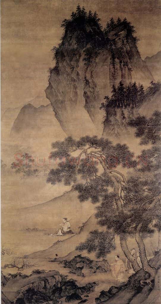 明 戴进 聘贤图 书画作品