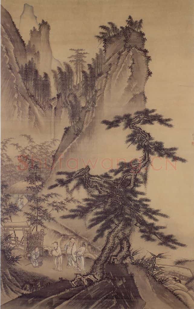 明 戴进 三顾茅庐图 书画作品