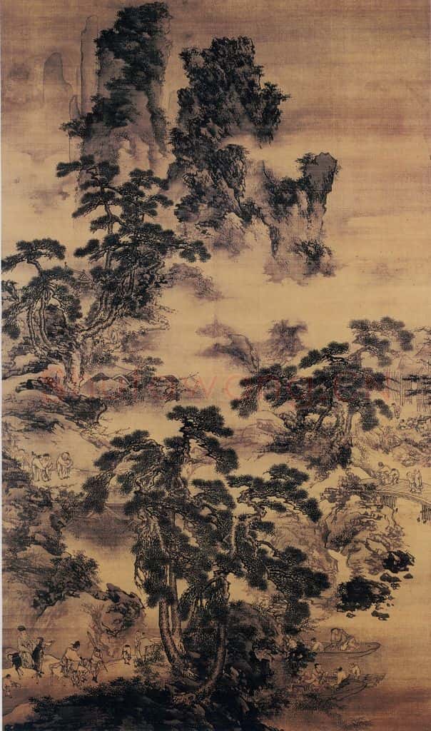 明 戴进 春酣图 书画作品
