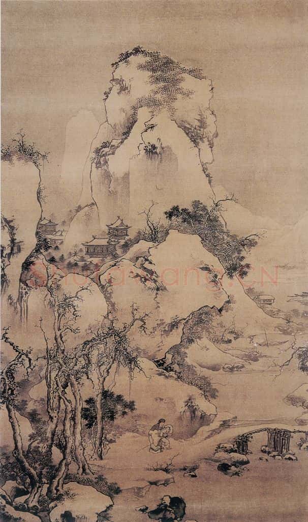 明 戴进 踏雪寻梅图 书画作品