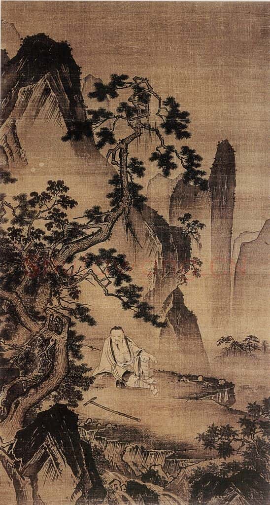 明 戴进 箕山高隐图 书画作品