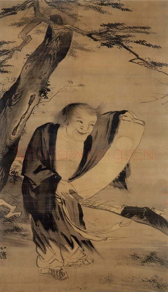明 吴伟 太极图 书画作品