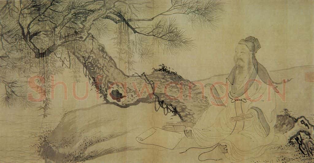 明 吴伟 人物 书画作品