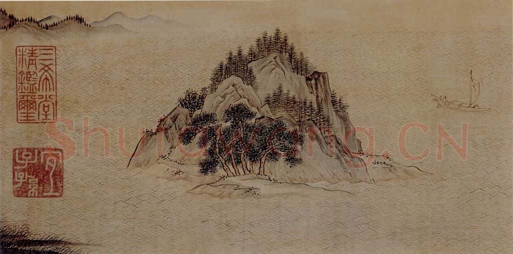 仇英《孝经图》书画作品