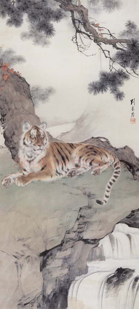 刘奎龄《动物四条屏》书画作品