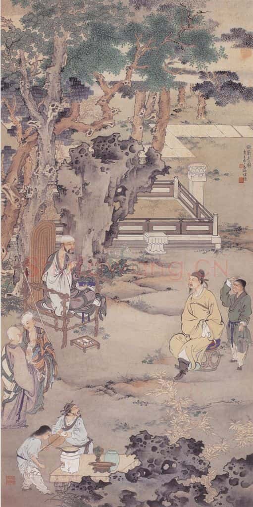 1941年 徐燕荪《兰亭图》书画作品