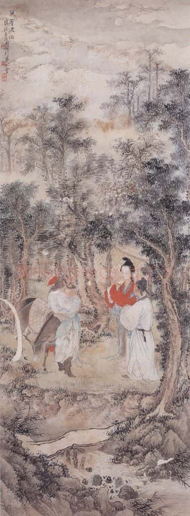徐燕荪《风尘侠侣》书画作品