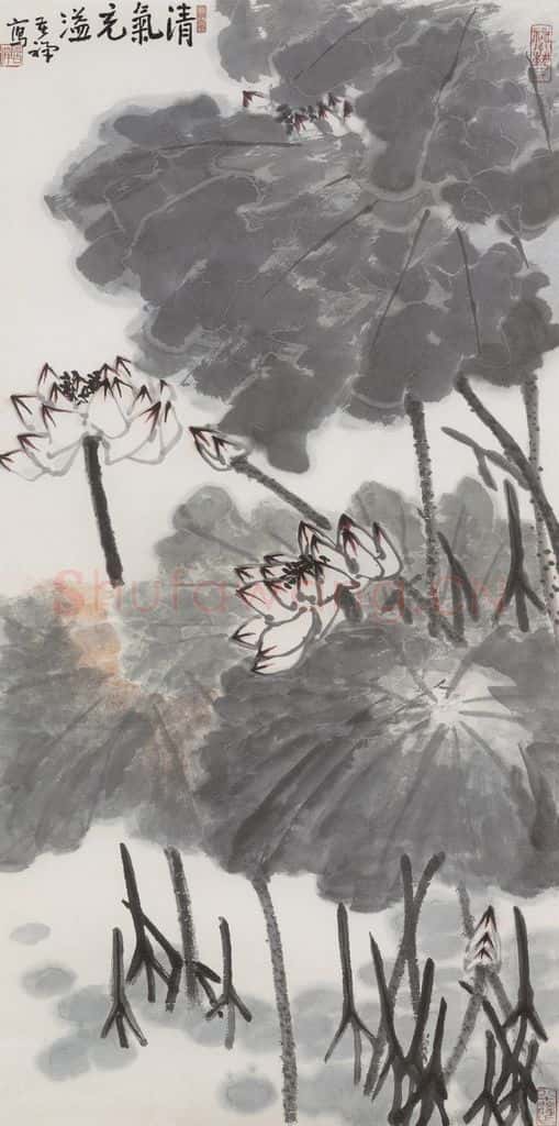 李苦禅《清气充溢图》书画作品