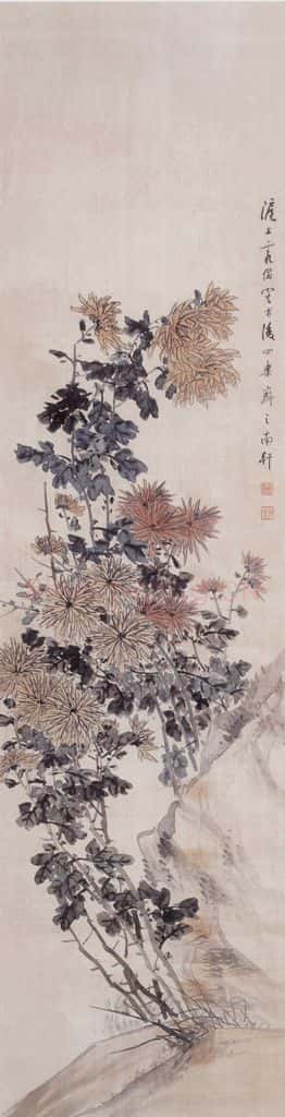 1894年 朱偁 花卉屏 书画作品