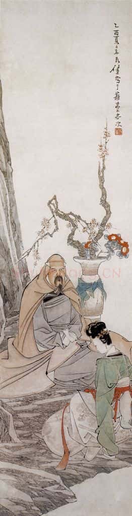 1885年 任薰 人物 书画作品