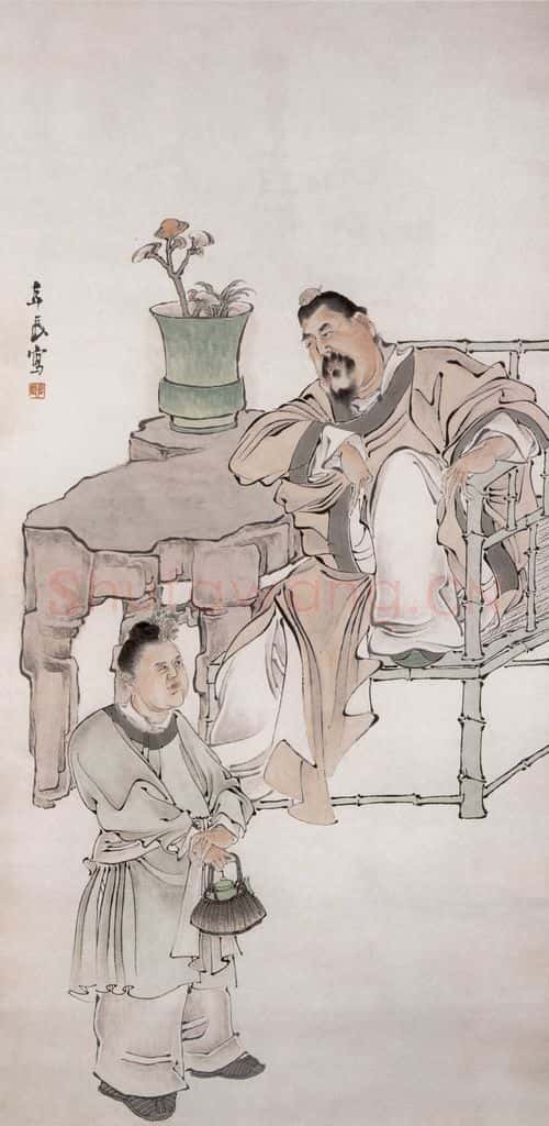 不详 任薰 人物 书画作品