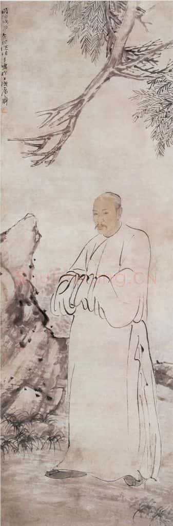 1868年 任伯年 陈允升像 书画作品