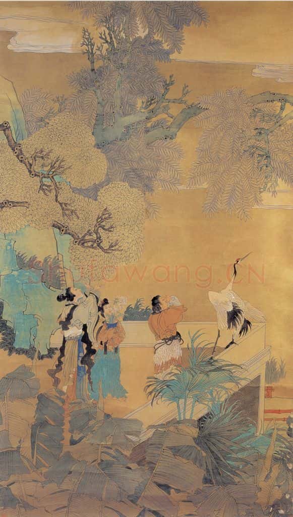 不详 任伯年 群仙祝寿图 书画作品