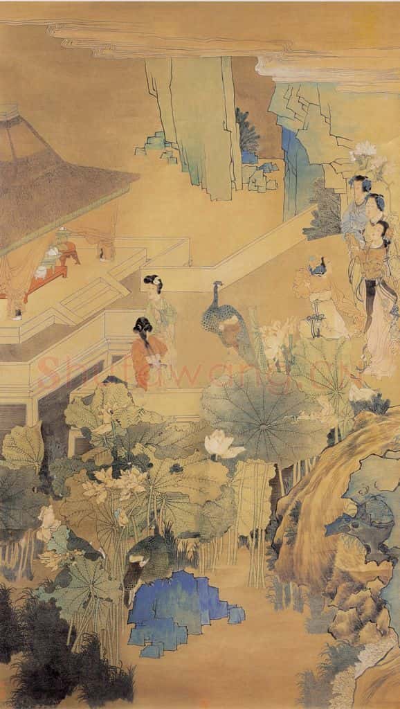 不详 任伯年 群仙祝寿图 书画作品